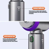 Aspirateur de voiture amélioré, puissant aspiration humide/sèche de 6000mAh, 70db, faible bruit, charge de Type C pour le nettoyage de la maison/voiture, souffleur Portable 2