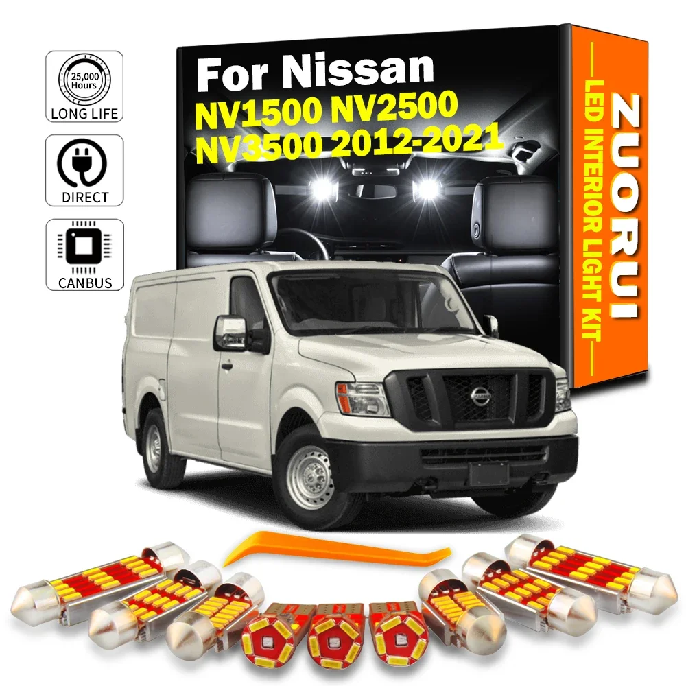 2Pcs LED Número De Placa De Licença Luz Para Nissan Pathfinder Rogue X Trail Nv1500 Nv2500 3500 Murano Altima Maxima I.1025629375