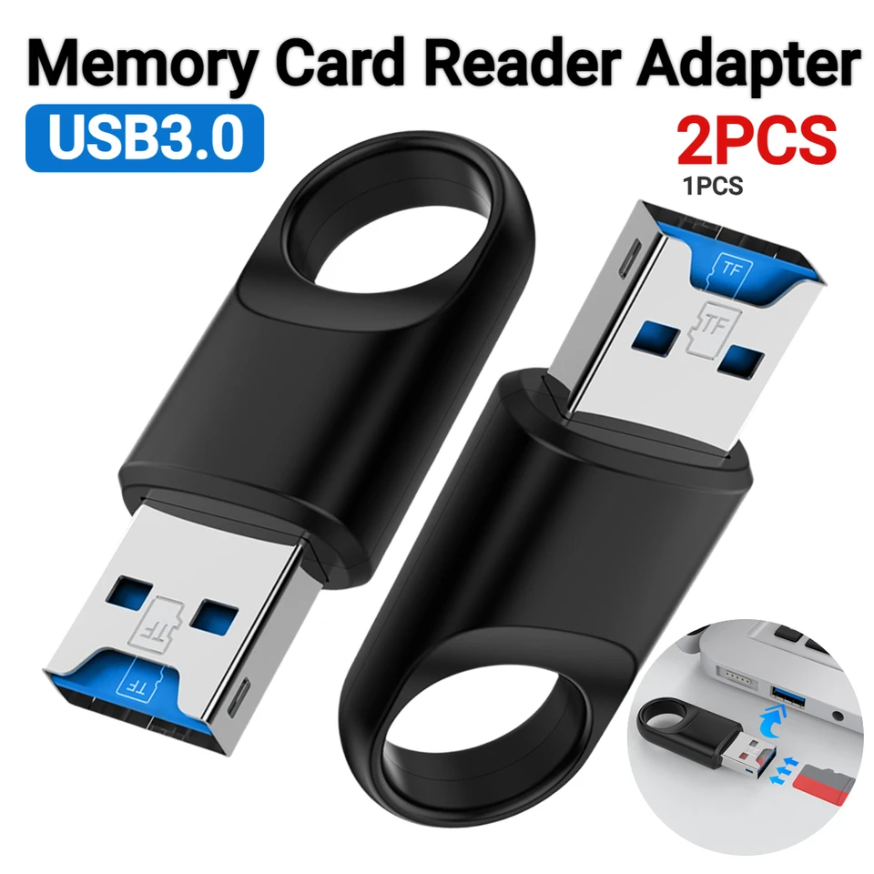 Portable USB 3.0 Mini Memory Card Reader Adapter