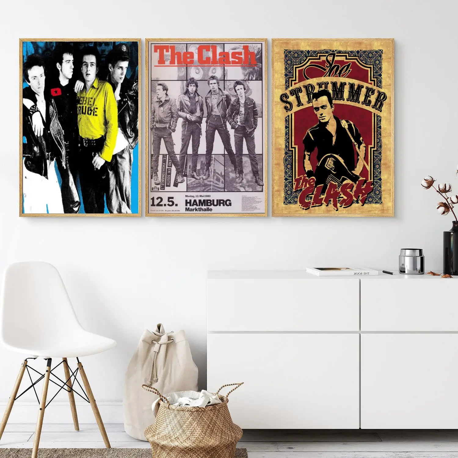 

The Clash poster Poster Wall Art 24x36 Canvas Posters Decoration Art Personalized Gift Modern Family bedroom Painting