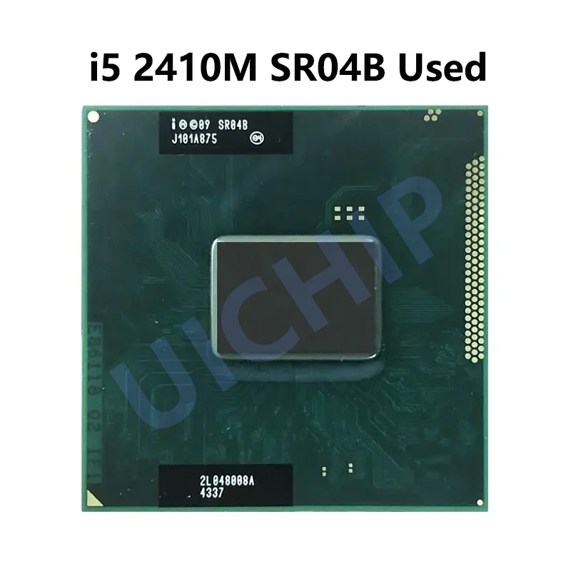 Intel Core I5-2410M I5 2410M Sr04B 2.3 Ghz Cpu Laptop Processor 3M 35W Socket G2 / Rpga988B