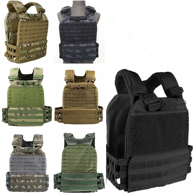 

Tactical Vest Quick Release Gear MOLLE Comfort Outdoor Vests Military Airsoft Paintball Equipment CS Field Training Protector