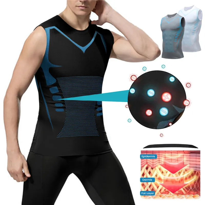 Slimming Belt Body Shaper Men Sauna Vest Waist Trainer faja reductora hombre  Compression Belly Underwear Men's Corset Sportsuit - AliExpress