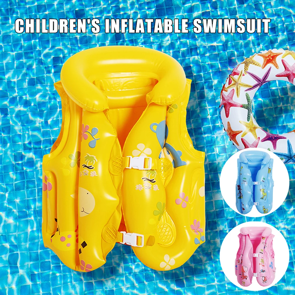 

Childs Inflatable Life Vest Baby Swimming Jacket Sports Water Sports Safety Products Learn To Swim Boating Safety Lifeguard Vest