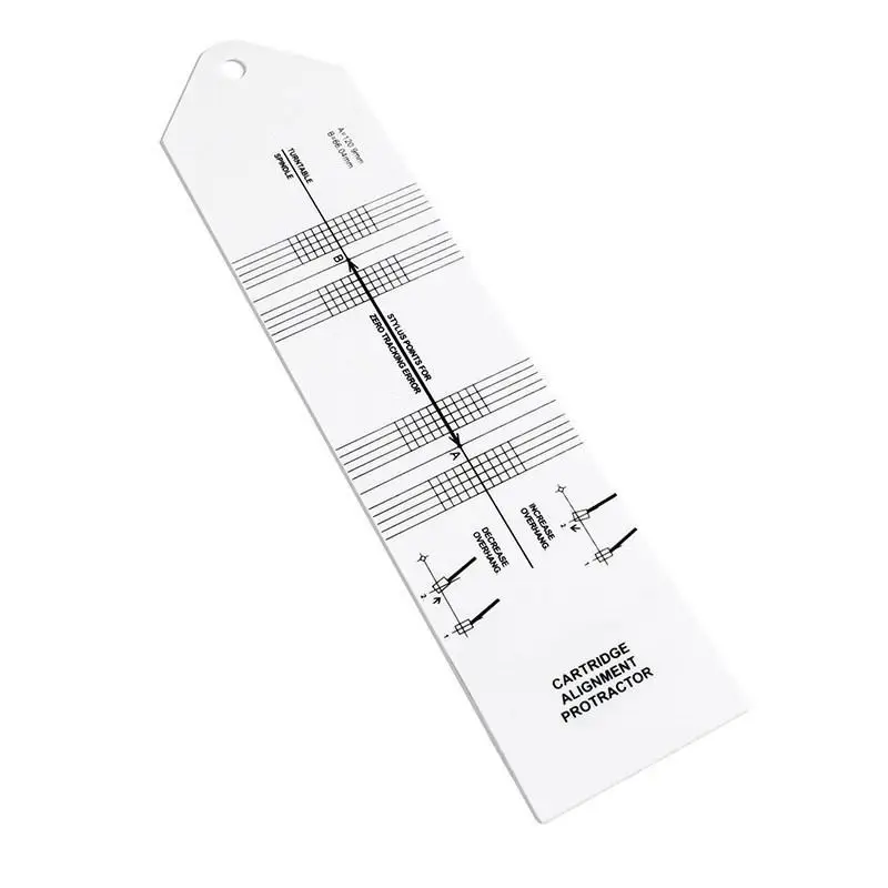 LP Alignment Protractor for Vinyl Turntable Stylus Professionals Accurate Sound Calibration