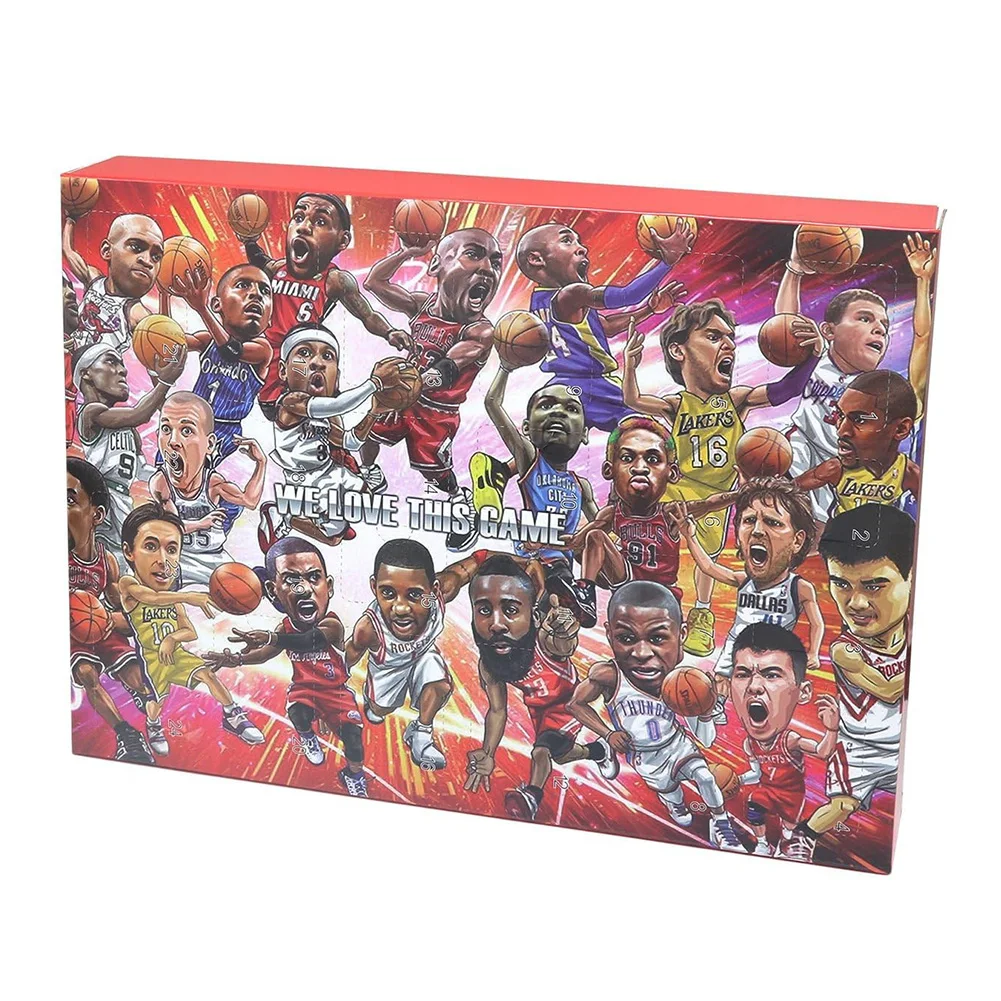 Basketball Advent Calendar 24 Days Christmas Countdown Calendar Holiday Advent Xmas Gift for kids Adults Teen Boys