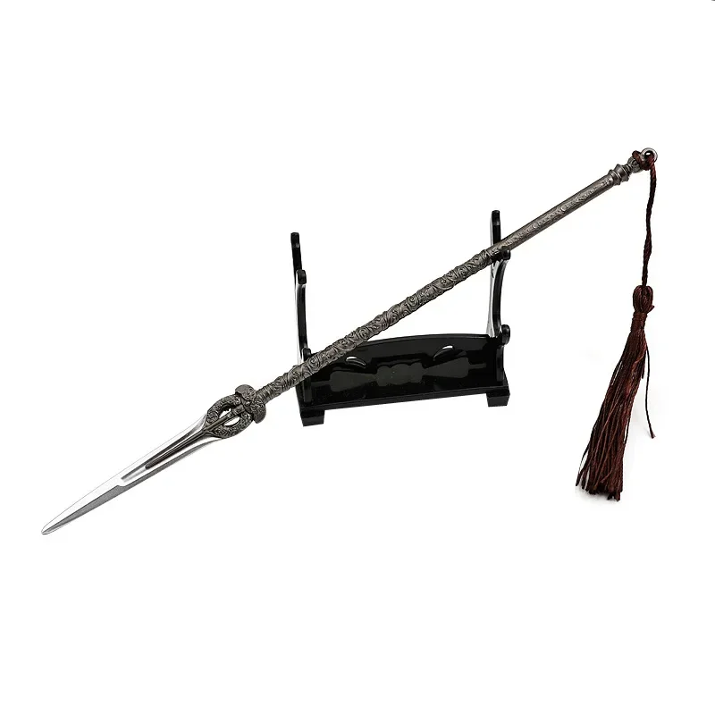 22cm/8.66in Dashing Youth Metal Figure Silver Moon Spear All