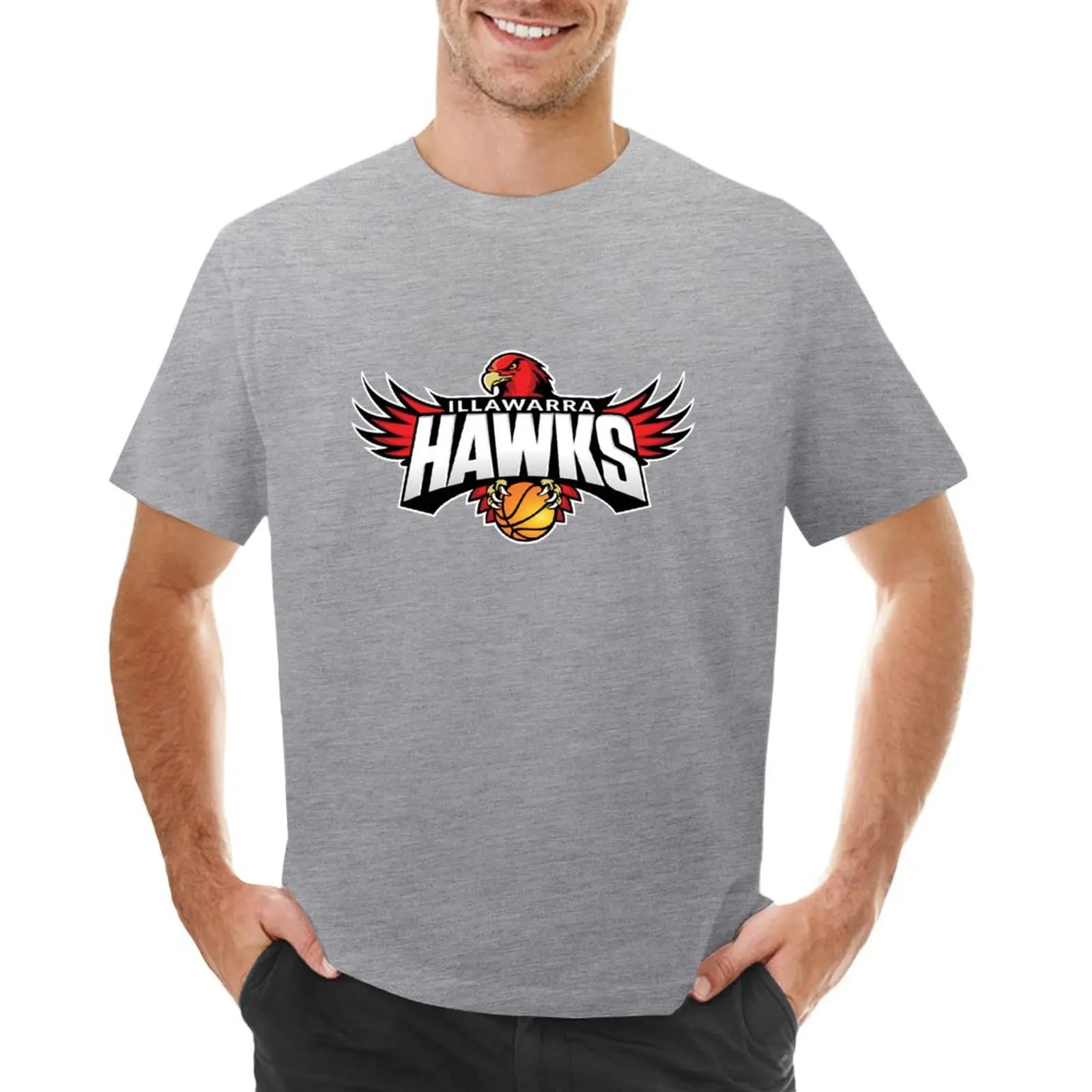 

Футболка Illawarra Hawks, мужская одежда черного цвета на заказ