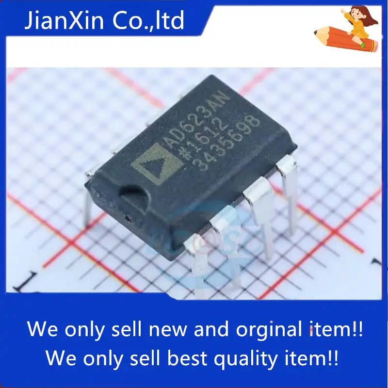 

5 шт. Оригинальный Новый AD623 AD623AN AD623ANZ DIP8 инструмент усилитель