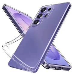 Transparent Silicone Soft Phone Case - Clear and Durable Protection - S25 Edge (Clear Case)