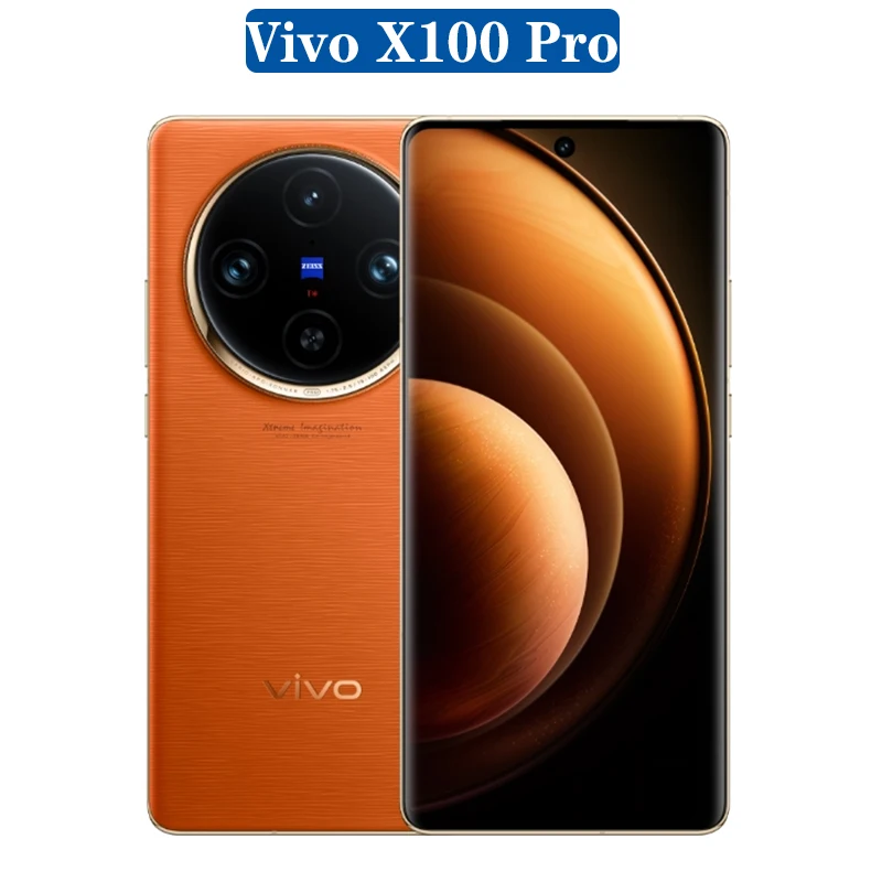 Vivo X100 Pro 5G Cell phone 6.78 120Hz Octa Core Dimensity9300 5400mAh  100W Wired charging 50W wireless 50MP Rear Camera NFC