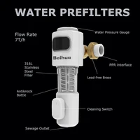 เครื่องกรองน้ำเบย์ฮวา แบบหมุนล้างตะกอน สำหรับบ้านทั้งหลัง ระบบกรองน้ำอเนกประสงค์ 360 องศา พร้อมระบบล้างย้อนกลับ 2