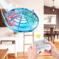 Mini RC UFO Drone Gesture Induction Flying Light Quadcopter Remote Sensing Dual Mode Electric Drones Gifts Toys for boys