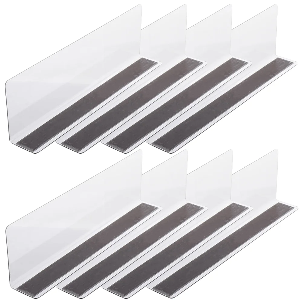 

8 Pcs Shelf Partition Plate Closet Dividers Separators in off Book Insert