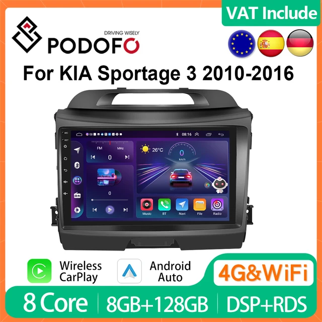 Radio Kia Sportage 8core Carplay Inalámbrico Y Android Auto