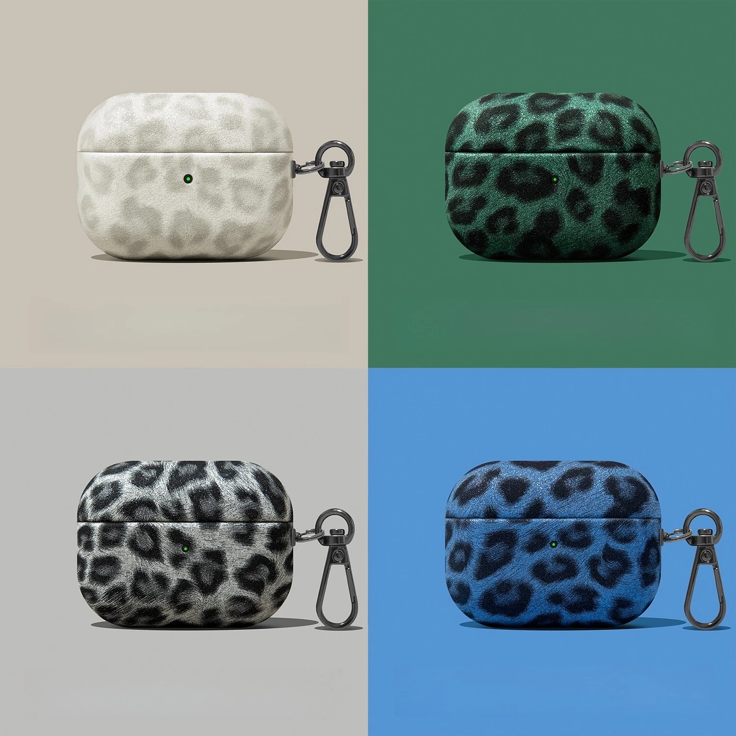 Premium Leopard Print Soft Earphone Protective Case