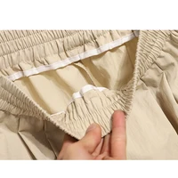 Plus Size Harem Pants Women Summer 2025 New High Elastic Waist Wide Leg Loose Linen Pants Female Thin Casual Trousers Women - Image 6