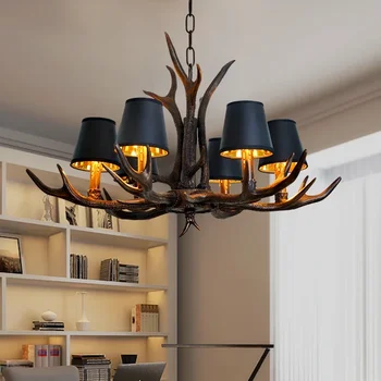 Retro Antlers LED Chandelier 1