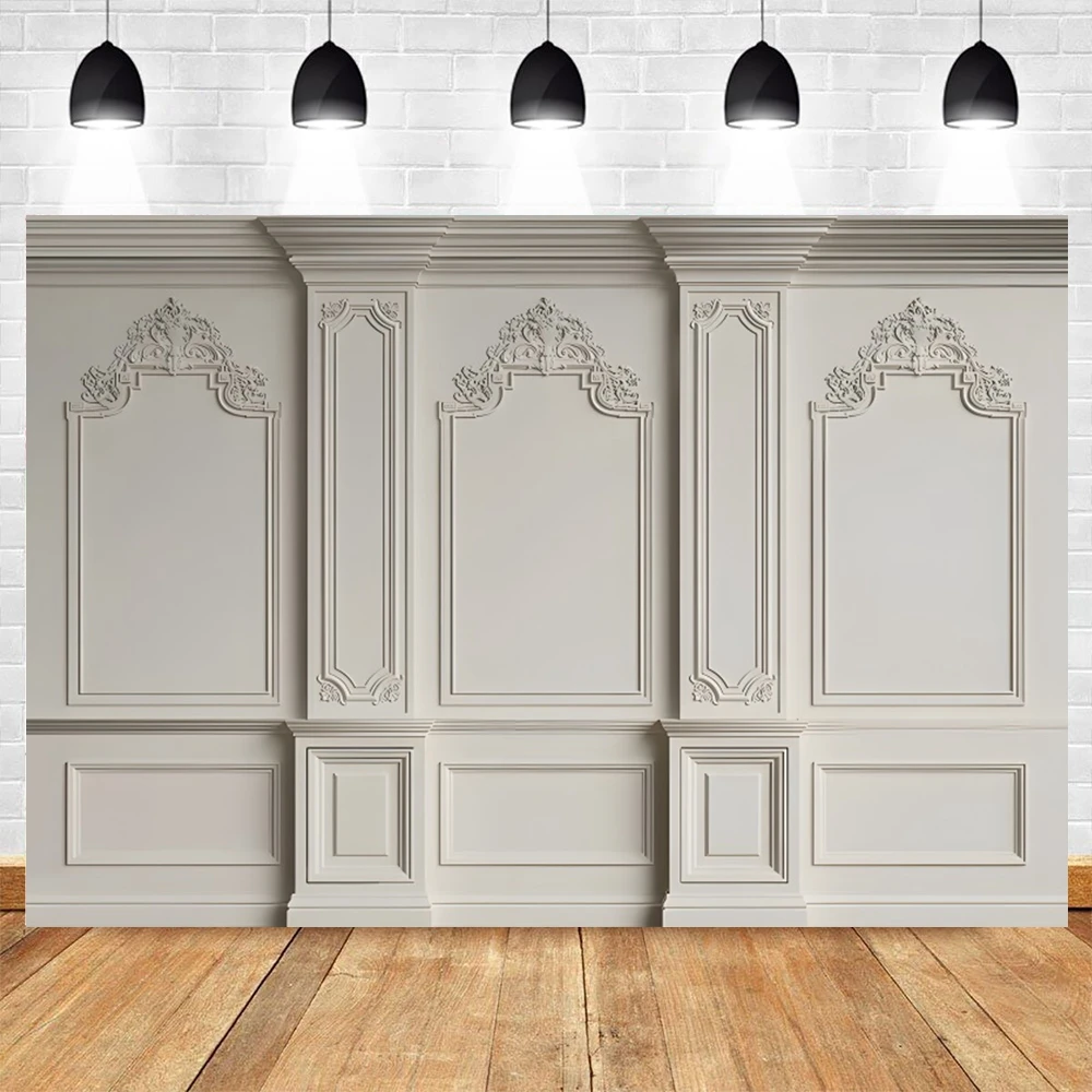 Interior Vintage Wall Backdrop Retro European Style Room Birthday Party ...