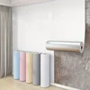 3D Self-Adhesive Linen Wallpaper Continuous Waterproof Wall Stickers Living Room Bedroom Kitchen Cabinet Waterproof Wall Sticker 1
