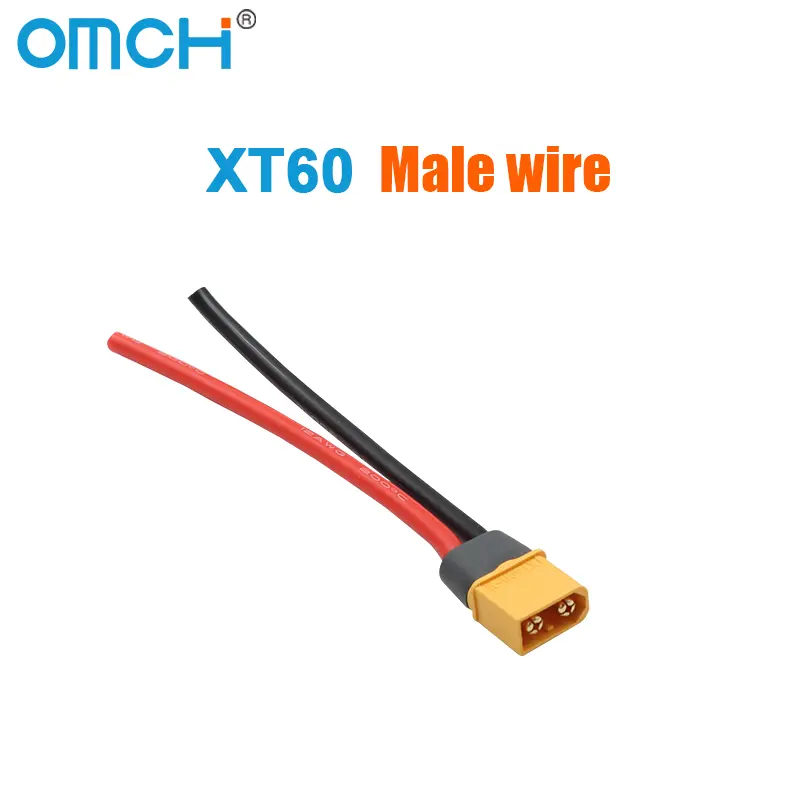 OMCH XT60 12/14AWG XT90 10AWG Male Female Plug Battery Connector With Silicone Wire Cable For RC Airplane Lipo Battery Drone Car - Image 10