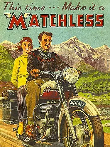 

Matchless Motorcycle 8x12 Inch Vintage Retro Decor Metal Tin Sign