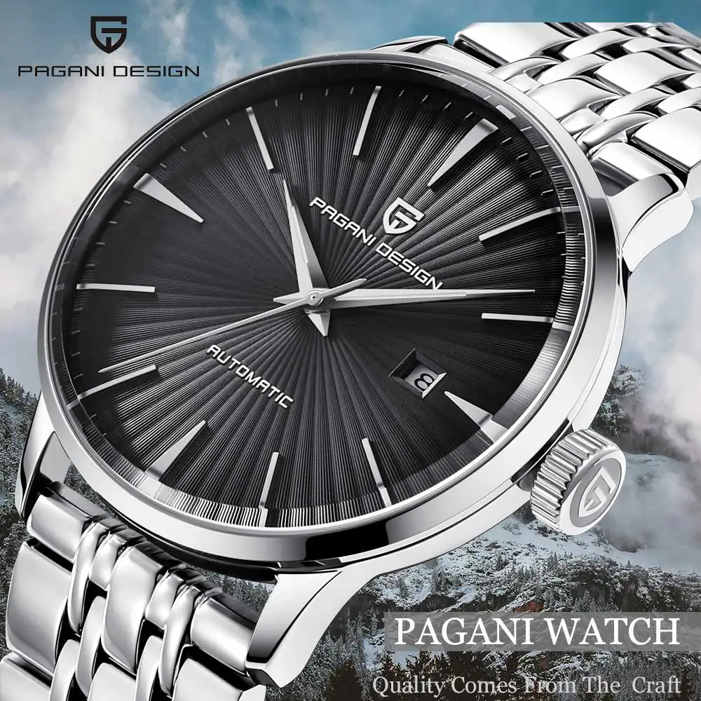 Luxury Mens Automatic Mechanical Watch - Waterproof Sport Wristwatch