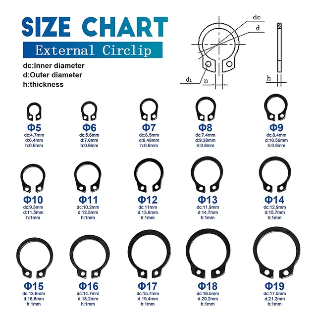 Snap Ring Sizes