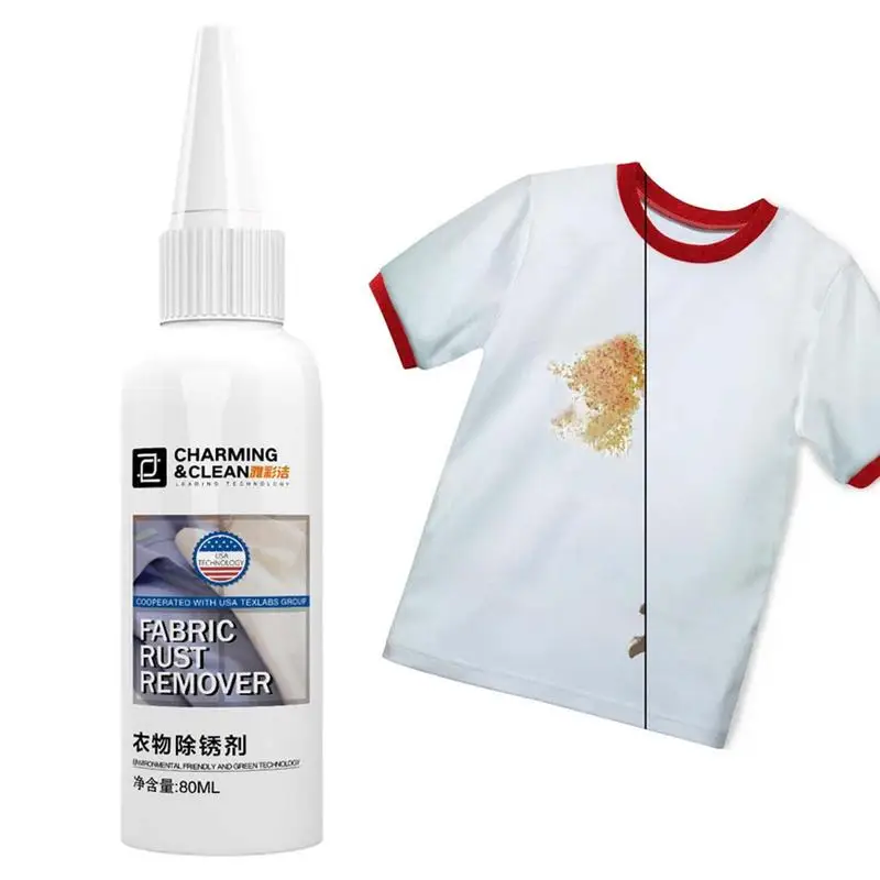 Rust Stain Remover Clothes Gentle Safe Rust Remover For Clothes Multifunctional Stain Cleaner