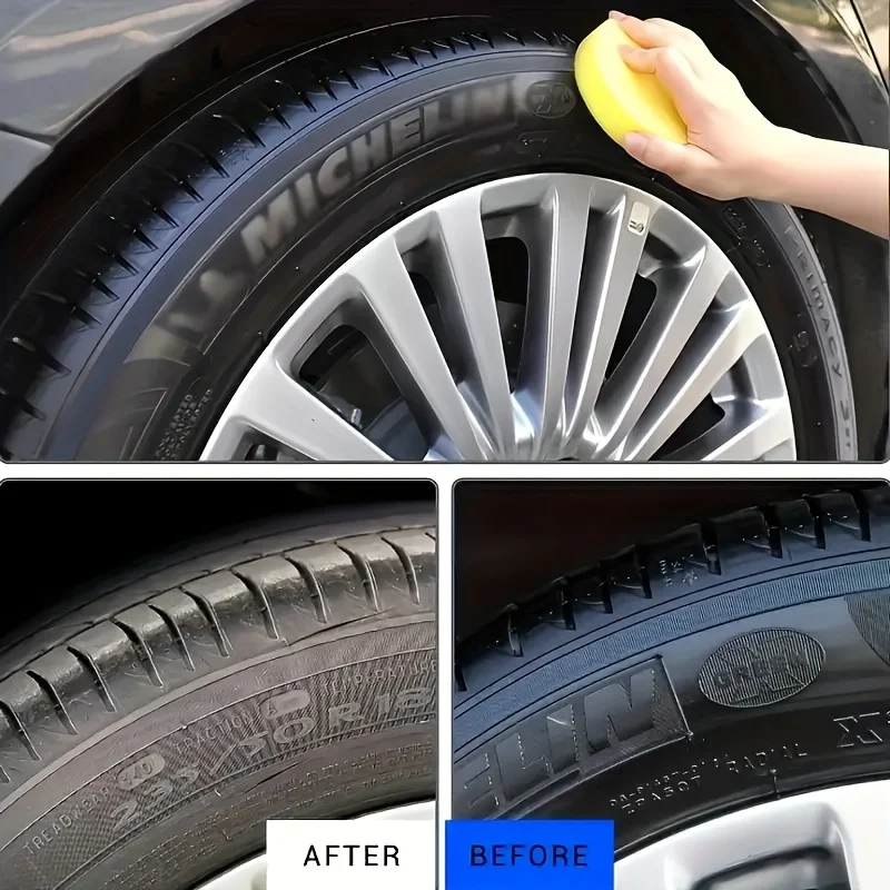 Car Plastic Restorer Gel - Removes Scratches/Oxid & Restores Shine for Bumpers/Trim/Interior with UV Shield 5