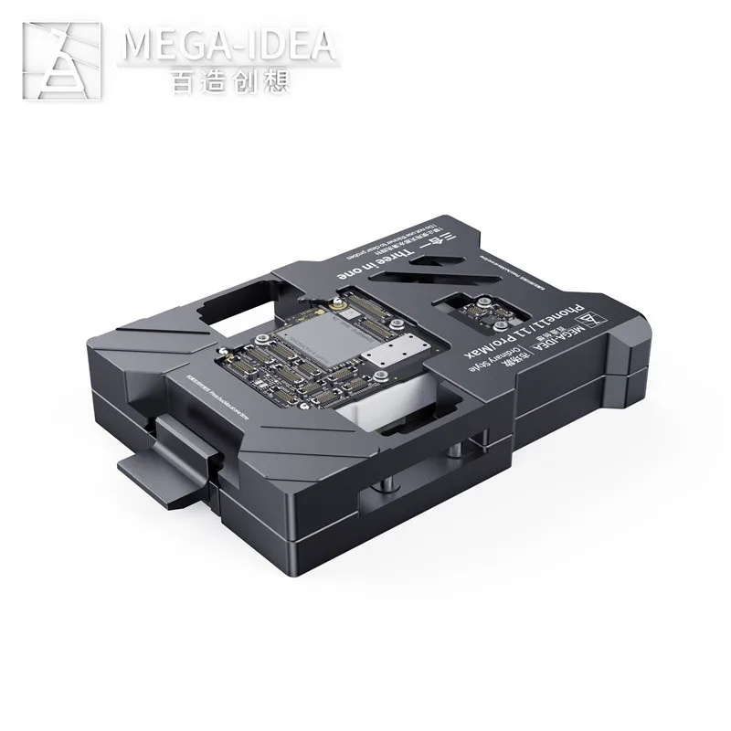 

QIANLI MEGA-IDEA 3in1 Motherboard Layered Test Stand for IP 11 11Pro 11ProMax Mobile Phone Logic Board Function Test Fixture