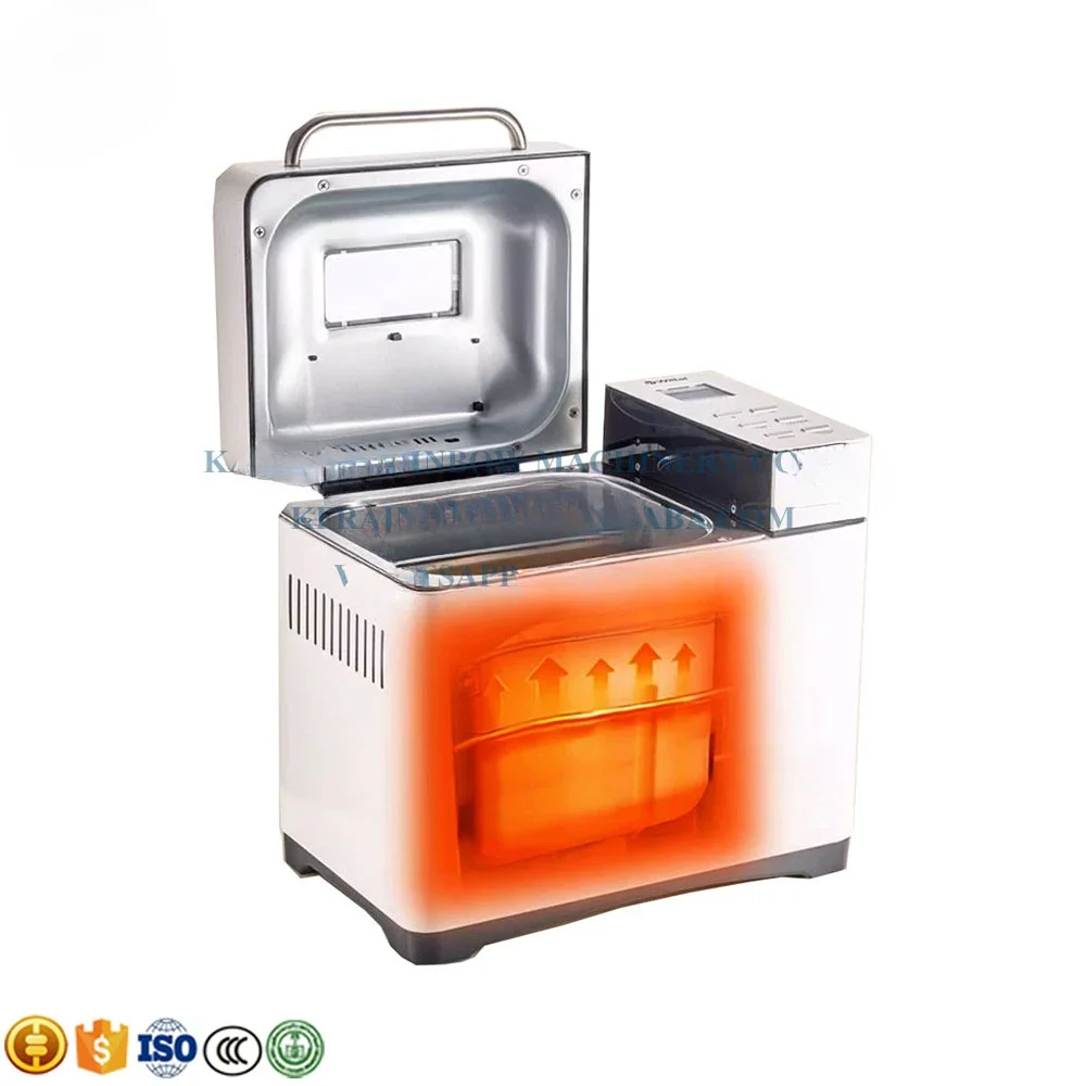 Household Bread Machine Fully Automatic Multi-function Kneading Small And Dough Fermented Breakfast Toaster Bread Making Machine
