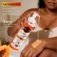 LKIAE Lotion corporelle éclaircissante à la papaye pour femmes, hydratante, lissante, améliore la peau rugueuse, élimine la mélanine, corrige le teint inégal 2