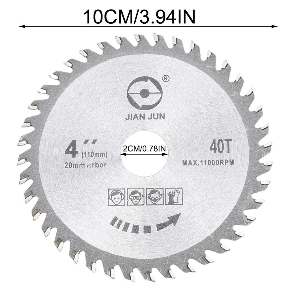 

4" Saw Disc 40 Inch Metal Tool Wood Woodworking Accessories Circular Cutting 40T Kit 40 Tooth Grinder 2019 Durable