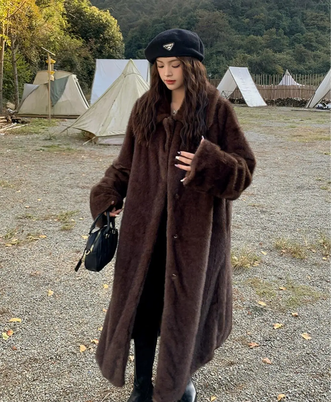 ジャケット・アウター less tailor long coat brown ジャケット