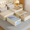 Underwear Storage Box Oxford Cloth Bra Cabinet Drawer Separated Underwear Wardrobe Clothes Divider Home Organizer Supplies 2
