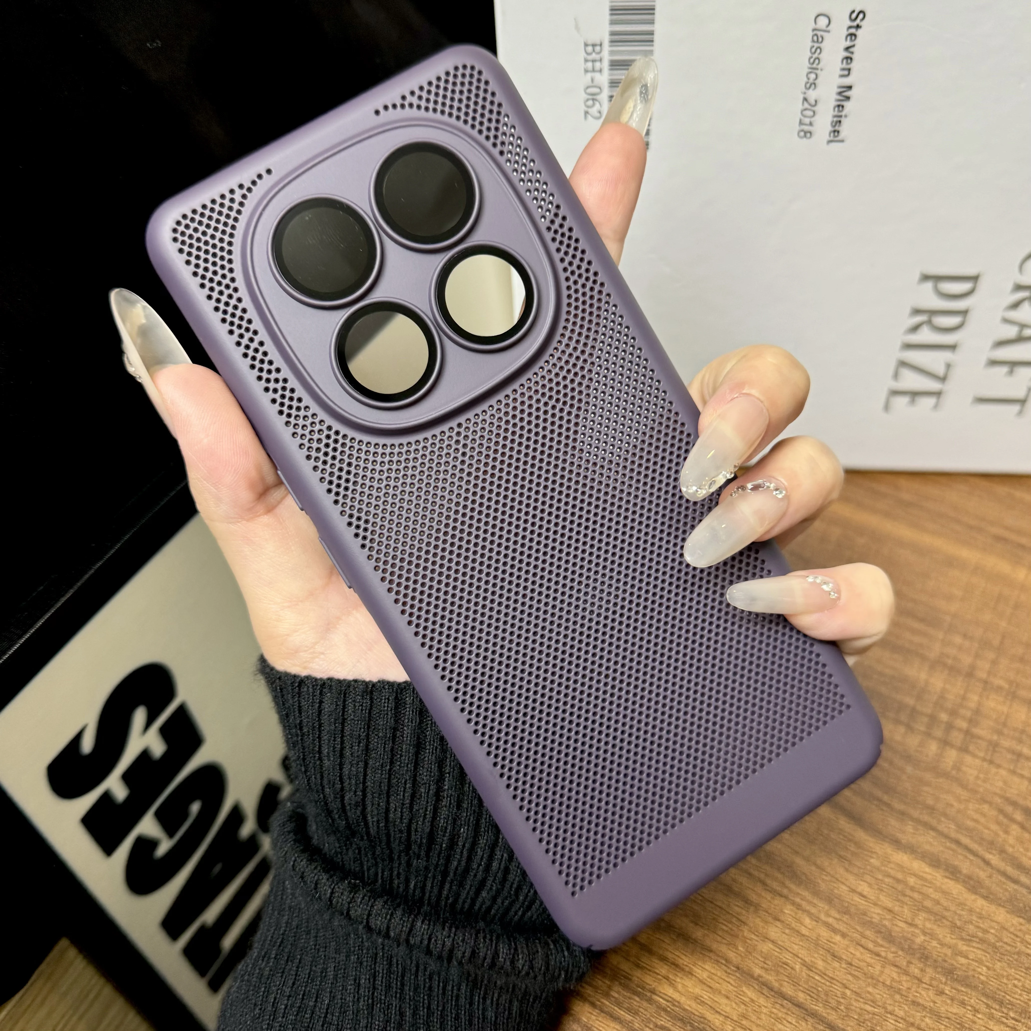 Heat Dissipating Shockproof Hard Case with Mesh Armor and Lens Protector