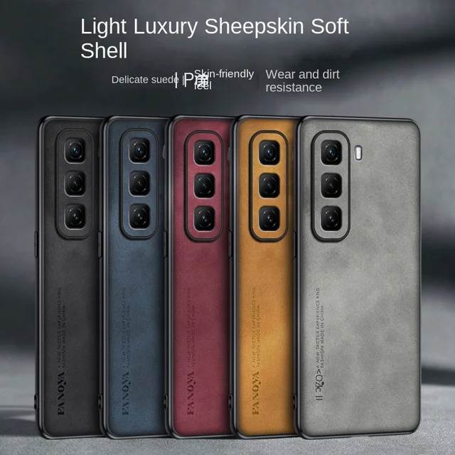 Infinix Hot 50 Pro Plus 4g Case Shockproof Pu Leather Surface Matte Hard Back Cover Phone.jpg