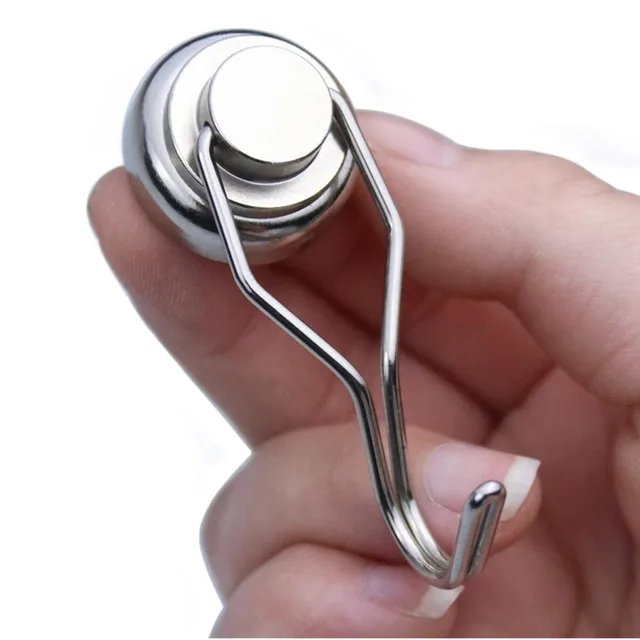 10Db/Beállított Állandó Ritkaföldfém Erős Mágneses Horgok 360 °+180 ° Forgó G20 G25 Háztartási Tárolóhorog Galleorsta Ellen - Image 4