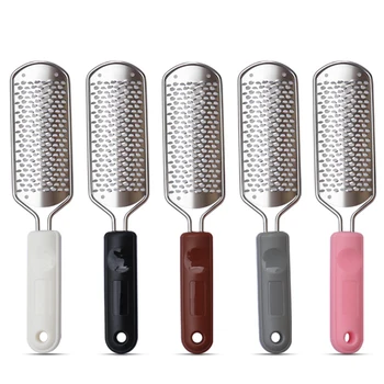 Lima per piedi per pedicure Rimozione calli Raspa per piedi grande Grattugia per piedi colossale Scrubber Pro Lima per calli in acciaio inossidabile per piedi asciutti e bagnati 1