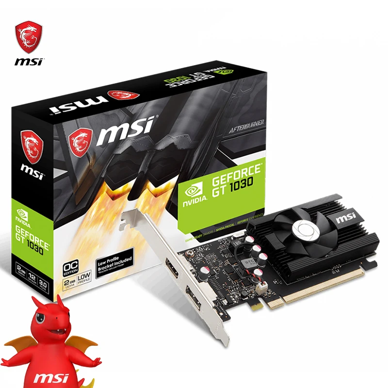

GT 1030-2G D4 LP OC