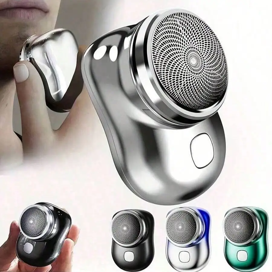 Rechargeable Mini Electric Shaver for Men with USB Charging