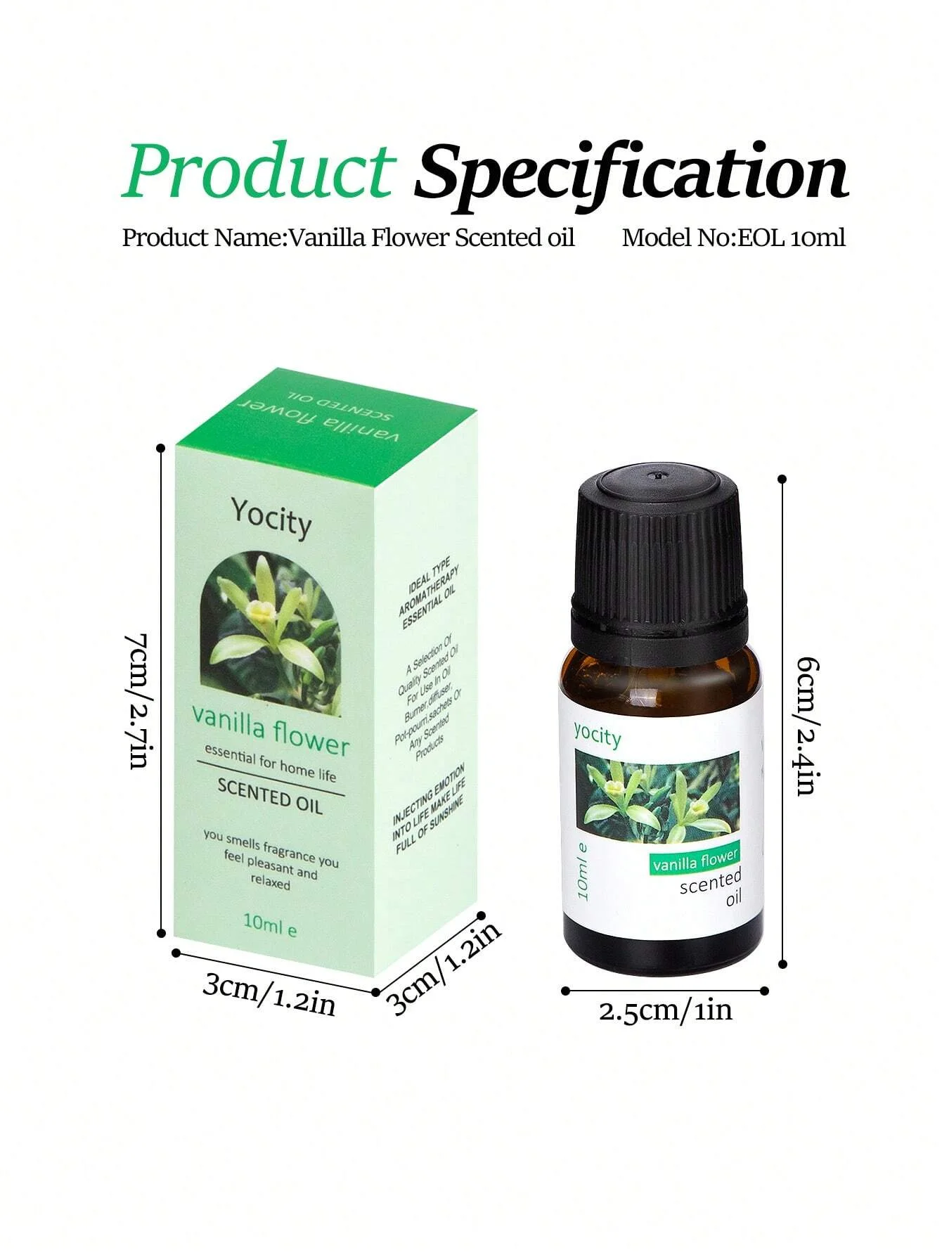10ML Essential Oils Air Freshener Natural Plant Aromatherapy Essential Oil Air Conditioning Refill Aroma Diffuser Fragrance