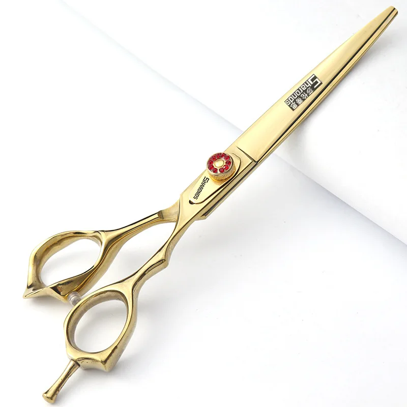 7" Dog Grooming Scissors, Pet Shop Cat Hair Curved Shears, Poodle Hair Cutting Tools, Pet Beauty Scissors Set, Thinning Shears