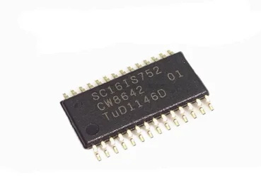 

10 шт., новинка 100%, SC16IS752, SC16IS752IPW TSSOP28, двойное искусство с интерфейсом Φ/SPI, 64 байта передачи и получения фифос