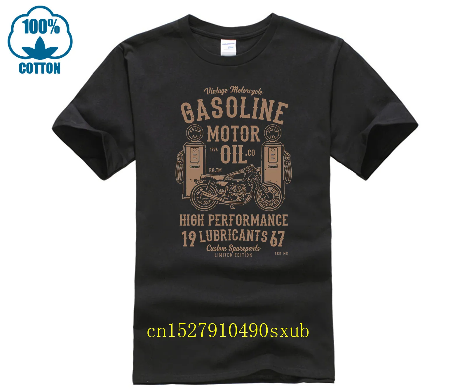 2024 Vendita Calda 100 Cotone Essenza Olio Motore Maglietta Vintage Biker Moto Moteurs Spirit T-Shirt