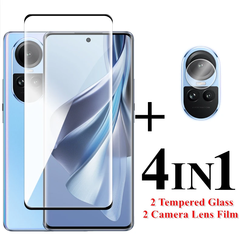 

For OPPO Reno10 Pro 5G Glass 3D Curved Screen Protector OPPO Reno10 Pro Global 10 Pro Plus Tempered Glass For Reno 10 Pro Film