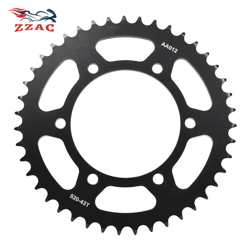 

520 43T 20CrMnTi Motorcycle Rear Sprocket Sprocket For Suzuki GSX-R600 GSXR600 GSX R600 2011-2021 GSX-R750 GSXR750 2011-2018