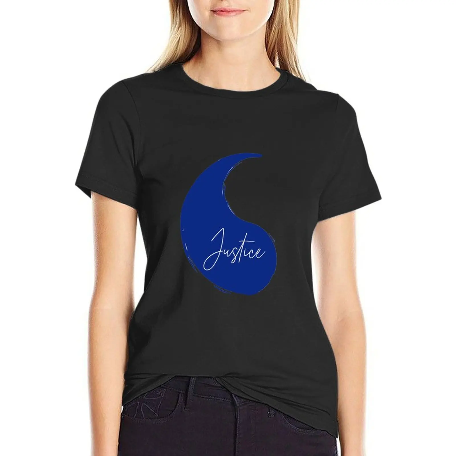 Blue Ajah T-Shirt Female clothing tees summer tops Women t-shirts