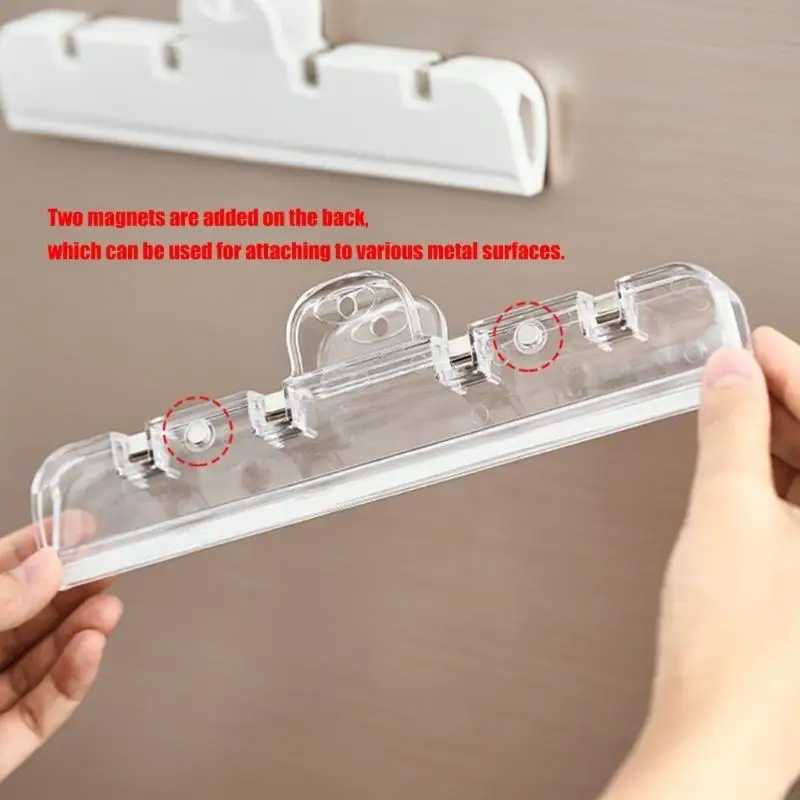 자석 플라스틱 종이 클립 22cm 긴 꼬리 자석 메모 메모 클립 냉장고 화이트보드 문서 메모 조직 896C